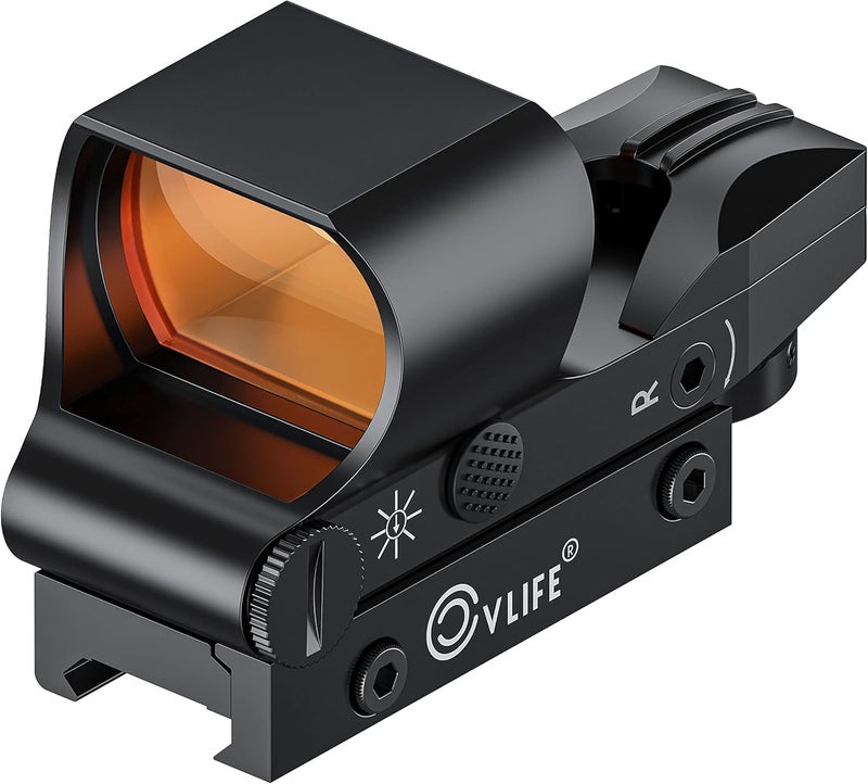 CVLIFE Reflex Sight, 1x28x40mm Red Dot Sight, 4 Adjustable Reticles Sight for 20mm Picatinny Rail, Red Dot Optics, Absolute Co-Witness - Image 1
